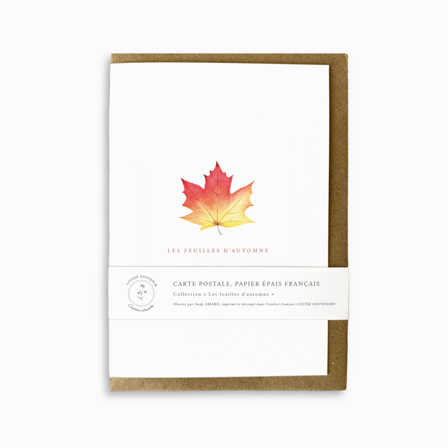 Carte postale - Les feuilles d'automne 