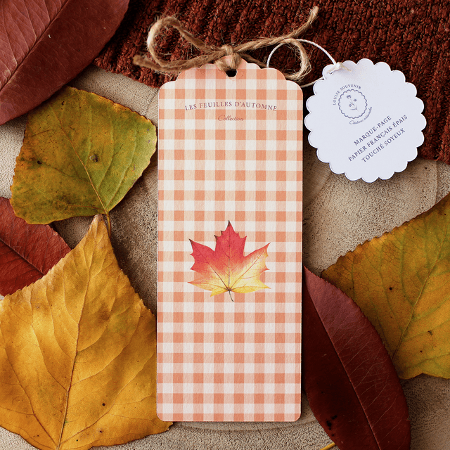 Marque-page - Les feuilles d'automne