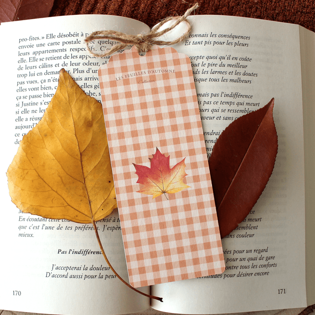 Marque-page - Les feuilles d'automne