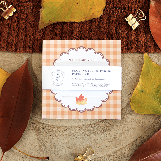 Bloc-notes - Les feuilles d'automne 