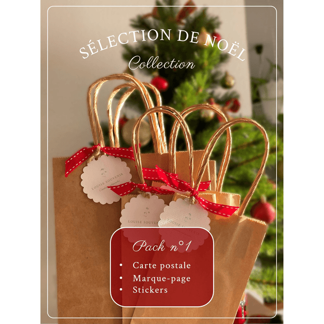 Pack n°1 : Carte postale - Marque page - Stickers 