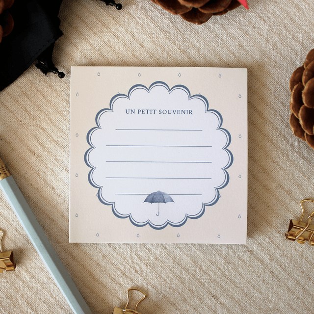 Bloc-notes - Les joies de la pluie 