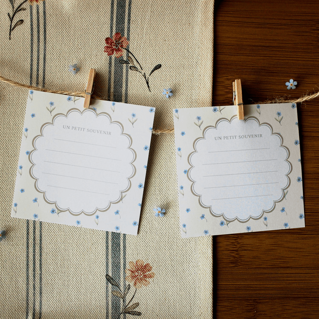 Bloc-notes - Les petites fleurs bleues