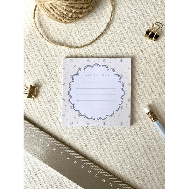 Bloc-notes - La magie des flocons de neige 