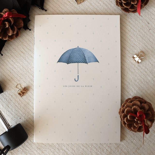 Carnet de note - Les joies de la pluie 