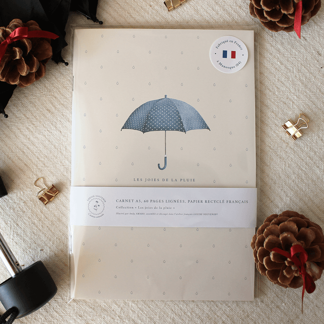 Carnet de note - Les joies de la pluie 
