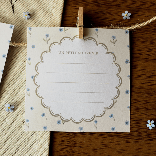 Bloc-notes - Les petites fleurs bleues
