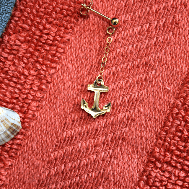 Boucles d'oreilles en gold filled - Les vacances à la mer