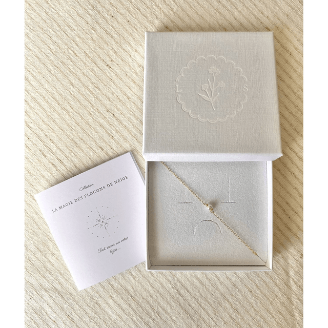 Bracelet en gold filled  - La magie des flocons de neige 