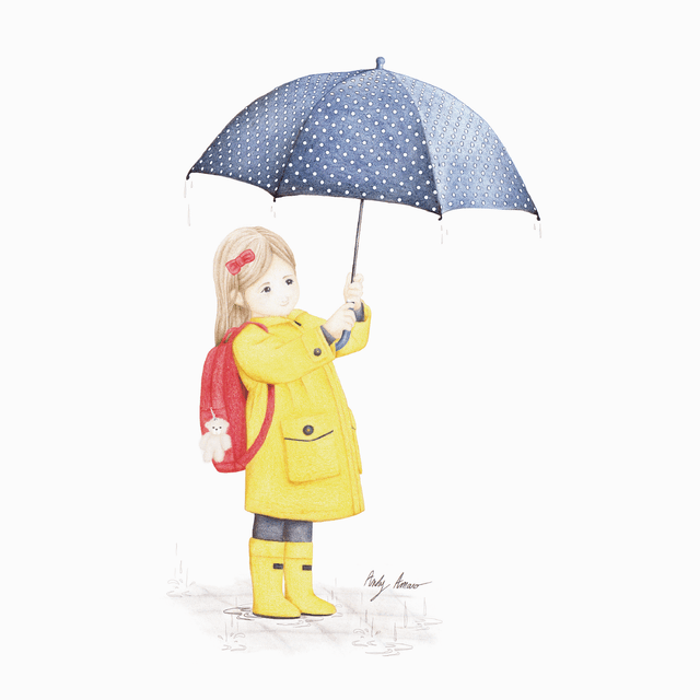 Impression d'art - Les joies de la pluie 