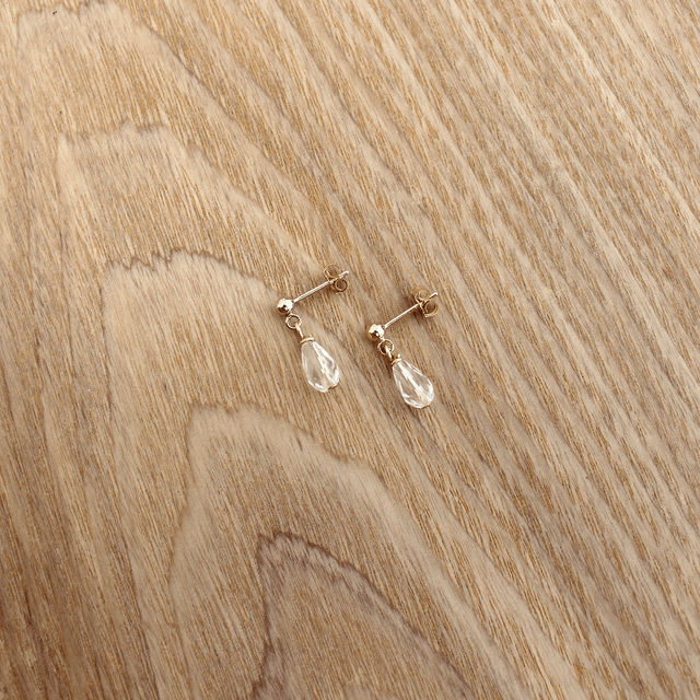 Boucles d'oreilles en gold filled - Les joies de la pluie 