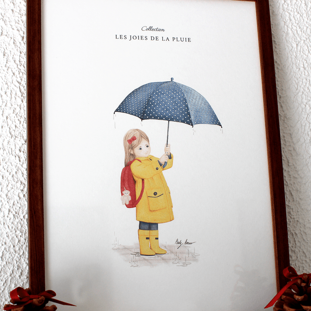 Impression d'art - Les joies de la pluie 
