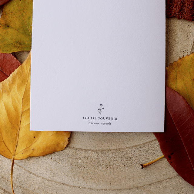 Carte postale - Les feuilles d'automne 