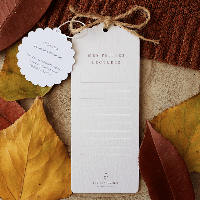 Marque-page - Les feuilles d'automne