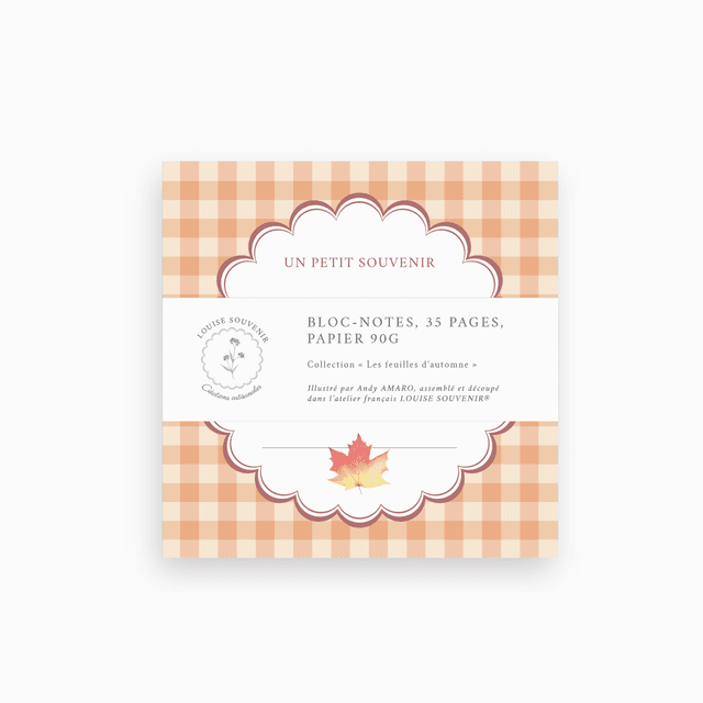Bloc-notes - Les feuilles d&#039;automne 
