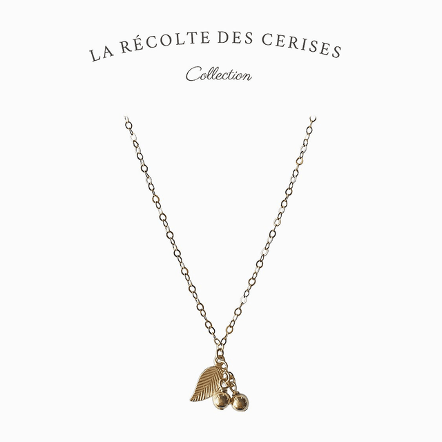 Collier en gold filled – La récolte des cerises