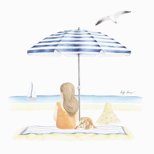 Impression d&#039;art - Les vacances à la mer